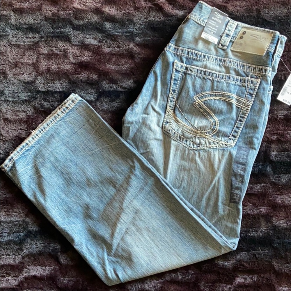 Men’s Silver Jeans Gordie Fit